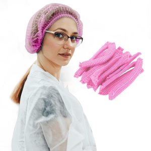Disposable NonWoven Bouffant Caps Hair Net